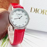 ราคา นาฬิกาข้อมือผู้หญิง แบรนด์หรู สายมาก หน้าปัดประดับเพชร สายหนัง ขนาด 35 มม พร้อมกล่องกระดาษแบรนด์ (21534323089)