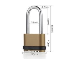 ราคา แม่กุญแจตั้งรหัสได้ Combination Secure Lock กุญแจล็อครหัส แม่กุญแจแม่กุญแจถอดรหัส ล๊อคกระเป๋ากุญแจ ล๊อคบ้าน ล๊อคประตู ล๊อคตู้ ล๊อคกระเป๋า (23050333286)