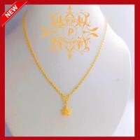 ราคา สร้อยคอลายดิสโก้ เเถม จี้รูปดาว น้ำหนัก 2สลึง มี 2ขนาดให้เลือก 18 เเละ 24 นิ้ว ราคา 209 บาท (341832364)