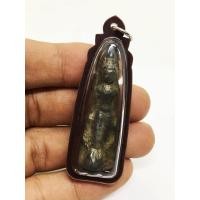 ราคา พระร่วงยืน เนื้อชินเงิน ปางเปิดโลก กรุสุโขทัย Phra Ruang Yuen silver body full of gold patina open world posture Sukhothai dungeons (9793073307)