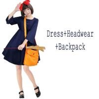 ราคา ชุดเดรส Kiki ของอนิเมะชุดคอสเพลย์ผู้หญิง3ชิ้นชุดเดรสเจ้าหญิงสำหรับเด็กผู้หญิงชุดเดรส Kiki แม่มดฮาโลวีน (22780680199)
