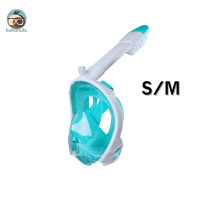 ราคา หน้ากากดำน้ำ แบบเต็มหน้า snorkeling mask ไม่ต้องคาบท่อหายใจ พร้อมขาติดกล้อง ไม่ขึ้นฝ้า สำหรับ เด็ก และ ผู้ใหญ่ ส่งจากไทย พร้อมส่ง ส่งไว (21376413252)