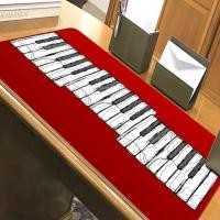 ราคา 2024 Hot Vintage Music Notes Piano Gaming Mouse Pad PC Laptop Gamer Mousepad Anime Antislip Mat Keyboard Desk Mat for Overwatch (22555146714)