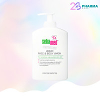 ราคา ครีมอาบน้ำเหมาะสำหรับผิวบอบบางแพ้ง่ายและผู้มีปัญหาผิว SEBAMED Liquid Face Body Wash 200ml 400ml (20072090001)