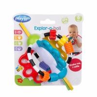 ราคา Playgro Explor A Ball ของเล่น ลูกทรงกลมรวมมิตร ระหว่างพื้นผิว อ่อนนุ่ม แข็ง เสริมสร้างพัฒนาการเด็ก (135268092)