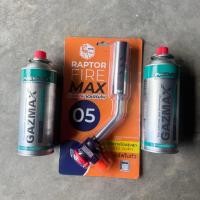 ราคา หัวพ่นไฟแก็สกระป๋อง Raptor Fire Max 05 จุดไฟในตัว 1300 องศา (22972051854)