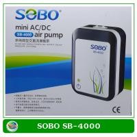 ราคา SOBO SB 4000 ปั๊มออกซิเจนพร้อมแบตเตอรี่สำรองไฟและหัวเสียบ USB (370203745)