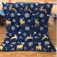 ราคา ที่นอนท็อปเปอร์ ผ้าCotton ริ้ว ซาติน 100 สีไม่ตก ไม่ติดฝุ่น ใยขนห่านเทียมคุณภาพท็อปเปอร์ดี หนา 4 นิ้ว ลายผ้าน่ารัก นุ่ม นอนสบาย (22050033702)