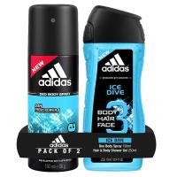 ราคา Adidas Ice Dive Set อาดิดาส ไอซ์ ไดฟ์ ชาวเวอร์เจล 250ml ดิโอ สเปรย์ 150ml (627880708)