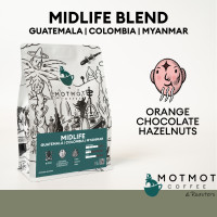 ราคา New Midlife Blend เมล็ดกาแฟเบลน คั่วกลาง โทน Orange Chocolate Balance MOTMOT COFFEE House Blend (21002701159)