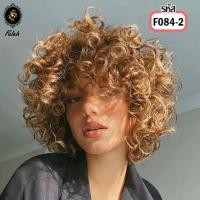 ราคา F084 Falah วิกผมสั้นลอนหยิก ลอนเล็กเกาหลี ความยาว 4 นิ้ว (22729971492)