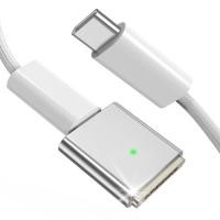 ราคา 140W Magnetic PD USB C to MagSafe 3 Fast Charge Cable for Macbook Pro Air 13 14 16 M1 M2 Charger Cord (21736278654)