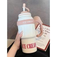 ราคา Media แก้วเก็บเย็น กระติกน้ำเย็น ความจุขนาดใหญ่1000ml กระติกน้ำพกพา กระติกน้ำร้อน วัสดุสแตนเลส 304 พร้อมด้ามจับ พร้อมหลอด (23373862518)