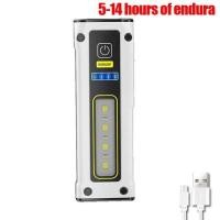 ราคา ECILY ไฟฉายทรงกระบอกขนาดเล็กอเนกประสงค์แบบพกพา Type C ชาร์จได้ไฟทำงานแรงแม่เหล็กไฟฉายพลัง Led สูงพร้อมแบตสำรอง (21428373944)