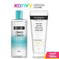 ราคา Neutrogena Duo Set 4 Deep Clean Gentle Facial Cleanser 100g Deep Clean Micellar Purifying Cleansing Water 400ml นูโทรจีนา เซทดูโอ้4 (21584005477)