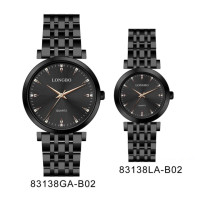 ราคา Longbo ผู้ชายนาฬิกาข้อมือ นาฬิกาผู้หญิง นาฬิกาธุรกิจ นาฬิกาแฟชั่น สายสแตนเลส นาฬิกาควอตซ์ กันน้ำ 83138A การเคลื่อนไหวญี่ปุ่น (16528422769)
