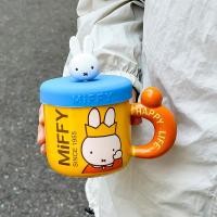ราคา ฝาปิดแก้วทรงสูงสำนักงานหญิงอาหารเช้าแก้วน้ำเซรามิกสำหรับของขวัญวันเกิดคู่รักการ์ตูนชาย Cups Mugs Saucers (22581626327)