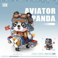 ราคา LOZ ตัวต่อ ตัวการ์ตูน แพนด้า Panda ตัวต่อขนาดจิ๋ว iBlock Fun มีให้เลือก 4 แบบ รหัส 8118 8121 (16745369995)