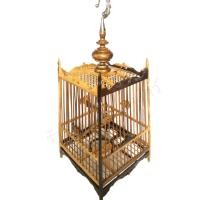 ราคา กรงฉลุ 13ซี่ไม้ขี้เหล็ก กรงนกหัวจุกพร้อมหัว (20686983192)