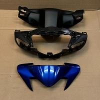 ราคา หน้ากากหน้า หน้ากากหลัง Wave110i 2019 LED สีดำด้าน พร้อมหน้ากากบน WAVE110 I ปี 2019 2020 2021 2022 2023 ฝาครอบแฮนด์ ชุดหัว wave 110i ปี19 LED 3ชิ้น สีน้ำเงิน (22569056790)