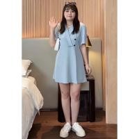 ราคา CiCi Plus 2267 ชุดSET 2ชิ้นมินิเดรส กางเกงขาสั้นจับแมทซ์มาให้ดีเทลกระดุมเก๋ๆ ชิคๆ เสื้อผ้าสาวอวบอ้วน พลัสไซส์ (16189503377)