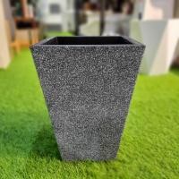 ราคา ขายดีมาก กระถางต้นไม้ สไตล์โมเดิร์น 9941N ขนาด S สูง 14 นิ้ว เก็บน้ำได้ ทรงสี่เหลี่ยม พลาสติกเกรด A (15642251509)