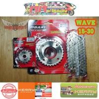 ราคา ชุดโซ่สเตอร์WAVE110I สเตอร์รถเวฟ125 เลส 15 30 106 OSAKI เบอร์ 420 มอเตอร์ไซค์ WAVE125 รุ่นเก่า WAVE110i รุ่นเก่า MSX125 WAVE100S U BOX โซ่สเตอร์เวฟ110i (402585667)