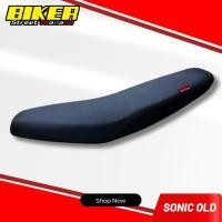 ราคา เบาะมอเตอร์ไซค์ เบาะปาด รุ่น Sonic เก่า ดำล้วน (17729501166)