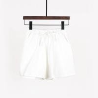 ราคา กางเกงขาสั้นกีฬาผู้หญิงฤดูร้อนสีขาวหลวมไซส์ใหญ่ กางเกงนอนผ้าลินิน กางเกงขายาวผ้าฝ้าย กางเกงขายาวผ้าลินิน กางเกงขายาวทรงหลวมสบาย ๆ (23243334418)