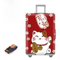 ราคา ยืดได้ ผ้าคลุมกระเป๋าเดินทางกระเป๋าป้องกันฝุ่น หนาขึ้น ผ้าคลุมกระเป๋าเดินทางที่ทนต่อการสึกหรอสําหรับกระเป๋าเดินทางขนาด 20 24 28 30 นิ้ว (20672688083)