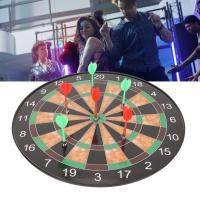 ราคา ชุดเกมกระดานปาเป้าขนาด 17 นิ้ว กระดานปาเป้าแม่เหล็กสองด้านพร้อมลูกดอกแม่เหล็กสีน้ำตาล (21508685707)