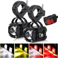 ราคา ไฟหน้ารถมอเตอร์ไซค์ LED 2ชิ้น โปรเจคเตอร์เลนส์ตาปลา LED Moto ไฟตัดหมอกเสริมไฟหน้ารถจักรยานยนต์สำหรับ BMW R1200GS ADV (23271063517)