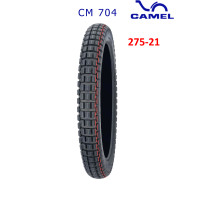 ราคา ยางนอก 275 21 ยี่ห้อ Camel ลาย CM 704 ยางนอกมอไซค์ ยางนอกล้อหน้ารถสามล้อ ยางนอกซาเล้ง (7175990963)