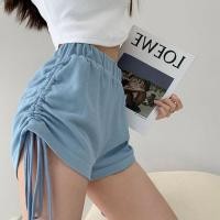 ราคา กางเกงขาสั้นออกกำลังกายแบบมีเชือกผูกเอวเอวสูง ทรงเข้ารูป ทรงหลวม กางเกงขาสั้นผู้หญิง ฤดูร้อน 2022 กางเกงขายาวลำลอง (23243363387)