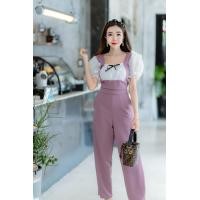 ราคา JL04 จั้มสูทขายาว บาร์บี้ มีไซส์สาวอวบ ชุดผู้หญิง ชุดทำงาน ชุดออกงาน จั้มสูทสาวอวบ (9979634362)