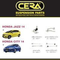 ราคา Cera ชุดช่วงล่าง ฮอนด้า แจ๊ส ซิตี้ Honda Jazz City ปี 2014 ขึ้นไป ลูกหมากปีกนก ลูกหมากคันชัก ลูกหมากกันโคลง (19861755007)