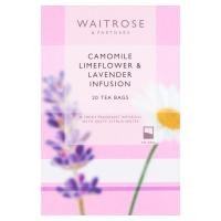 ราคา Free delivery Promotion Waitrose Love Life Camomile Limeflower Lavender Infusion Tea Bags 30g Cash on delivery เก็บเงินปลายทาง (18050499677)