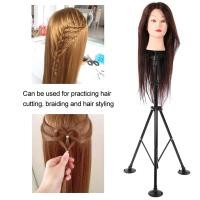 ราคา วิกผมหัวขาตั้ง Mannequin ขาตั้งกล้องปรับ Hairdressing False HEAD แม่พิมพ์ขาตั้ง (21208788625)