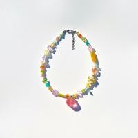 ราคา daintyme Tutti Fruitti Peachy necklace สร้อยคอ handmade ลูกพีช หิน ลูกปัดญี่ปุ่น (16726272216)