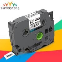 ราคา TZS131 Strong Adhesive 12mm Label Tape for Brother S131 tze Tape Black on Clear Printer Ribbon Compatible Brother Ptouch Labeler (18091513495)