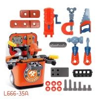 ราคา พร้อมส่งในไทย ของเล่นบทบาทสมมุติ ชุดกระเป๋าเดินทางคุณหมอ ชุดเครื่องมือซ่อมเด็ก ชุดเจ้าหญิง มีล้อลาก มีเสียงเพลง ไฟกระพริบ สะพายได้ (22107458074)