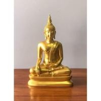 ราคา พระพุทธรูป พระสุโขทัย ปางสะดุ้งมาร ปางมารวิชัย หน้าตัก5นิ้ว งานละเอียดลายคมชัดเนื้อเรซิ่นหล่อตันแข็งสีทองผสมผงทองเปลวให้สีทองสดสมจริงขนาด กว้าง 8 ยาว 14 สูง 22 cm เซ็นติเมตร (7695287501)