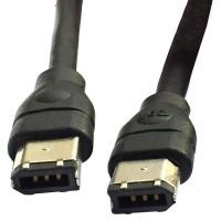 ราคา BBI 1 8m Firewire Cable Black IEEE 1394 Firewire 400 to Firewire 400 Cable 6Pin Male to 6Pin Male Cable Easy Install (22032022310)