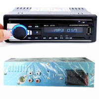 ราคา มาถึง 1 2 วัน JSD520 550 สเตอริโอในรถยนต์บลูทูธวิทยุ วิทยุติดรถยนต์ เพาเวอร์แอมป์ บลูทูธ เครื่องเสียงรถยนต์สเตอริโอ วิทยุติดรถ MP3 เครื่องเล่น 12V 1 Din FM Aux USB SD AUX FM TF MMC WMA รับการป้อนข้อม 