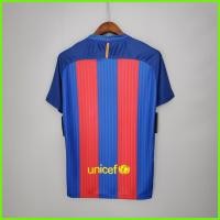 ราคา ย้อนยุค เสื้อกีฬาแขนสั้น ลายทีมชาติฟุตบอล Barcelona 2016 2017 15 16 Barca Messi Su Rez NEYMAR INIESTA สไตล์เรโทร (21688286088)