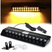 ราคา siren light 12V ไฟไซเรนติดกระจก สีแดง สีเหลือง รุ่นS12 led strobe แสงแรงพุ่งไกล ดวงไฟมากถึง 12 ดวง (4544522744)