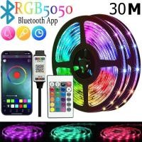 ราคา ไฟแต่งห้อง ไฟเส้น ไฟ RGB ไฟ LED ห้อง 5050 ไฟตกแต่งห้องนอน 5 10 15 20 เมตร พร้อมรีโมท ไฟตกแต่งบ้าน ไฟ LED แถบ Bluetooth (22965336062)