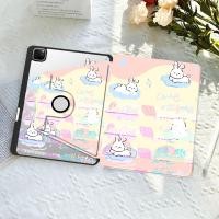 ราคา เคสไอแพด หมุนได้360 พิมพ์สองด้าน for Air6 11 นิ้ว GEN10 Air4 Air5 10 9 Air1 Air2 GEN5 GEN6 9 7 GEN7GEN8 GEN9 10 2 Air3 10 5 Pro 10 5 Pro11 pro12 9 2018 2022 IPAD Air6 13 นิ้ว Pro11 Pro13 2024 M4 การ์ต