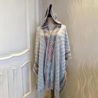 ราคา CRYSTAL CABIN ผ้าแคชเมียร์เทียม ผ้าคลุมไหล่ขนแกะ มีฮู้ด ฤดูหนาวที่อบอุ่น เสื้อคลุมคาร์ดิแกน แฟชั่นสำหรับผู้หญิง หนาขึ้น เสื้อคลุมผ้าคลุมไหล่ผ้าคลุมไหล่ (23060467953)