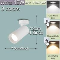 ราคา จัดส่ง3วัน ไฟดาวน์ไลท์ LED ไฟสปอตไลท์ แบบพับได้ โคมแทรคไลท์ติดลอย เปลือกอลูมิเนียม COB สปอตไลท์ Track Lighting โคมไฟเพด (23317352402)